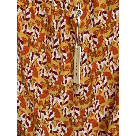 New ~ MAX STUDIO ~ Women's Crepe Cold Shoulder Blouse Size S FALL - Picture 9 of 11